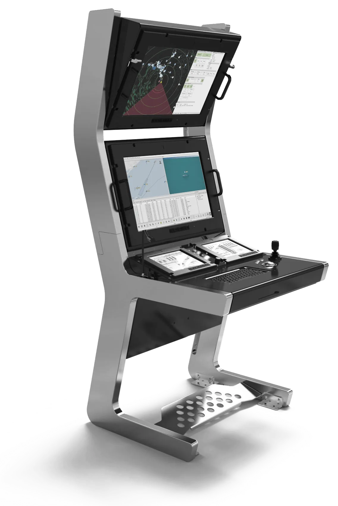 Mockup of AIMS-ISR in action in Mission Control Station