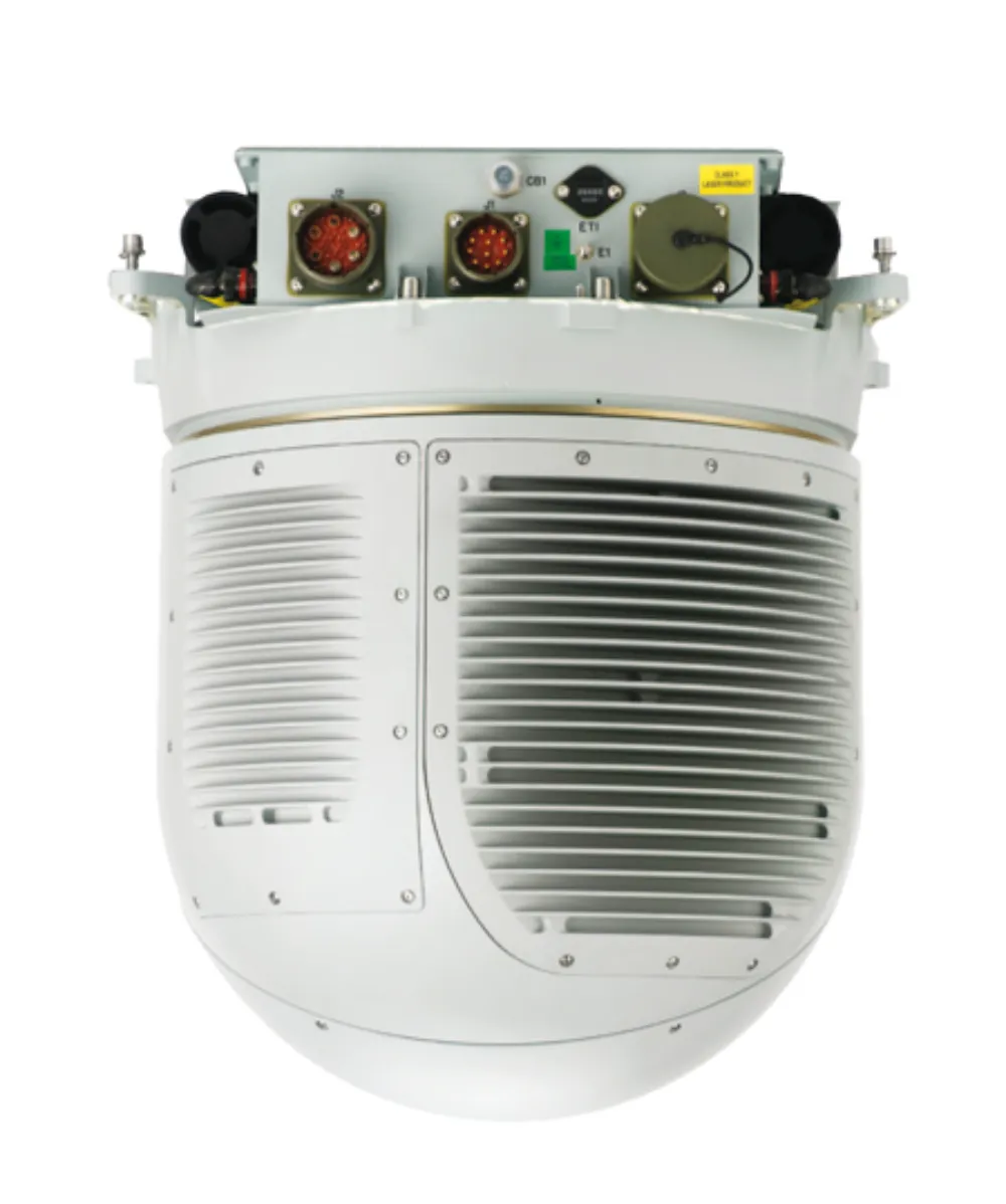 Thales I-Master Radar on white background