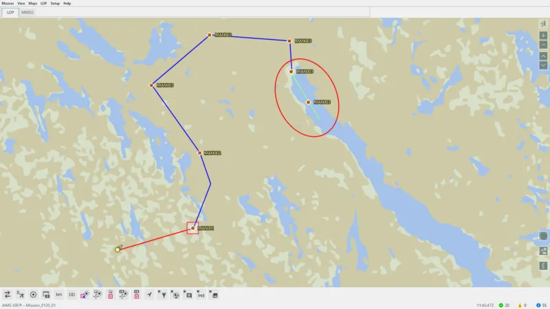 Screenshot showing wildfire fighting plan