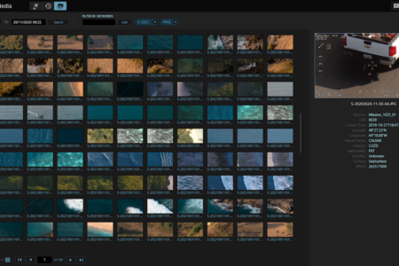 AIMS-C4 Screenshot showcasing archival of media and evidence