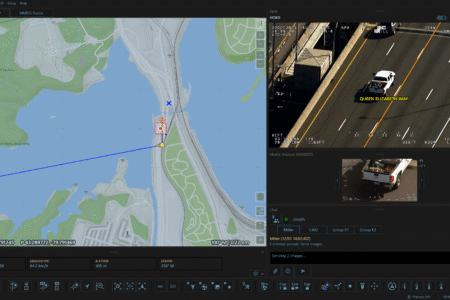 Screenshot of AIMS-ISR TacVision following suspect