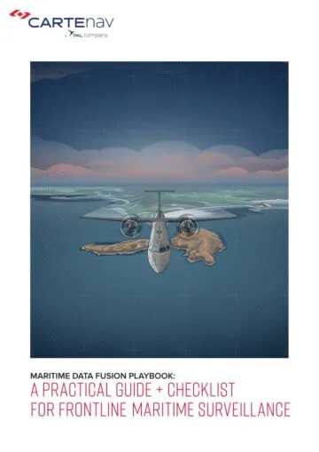 Cover of the Maritime Data Fusion Playbook: A Practical Guide + Checklist for Frontline Maritime Surveillance.